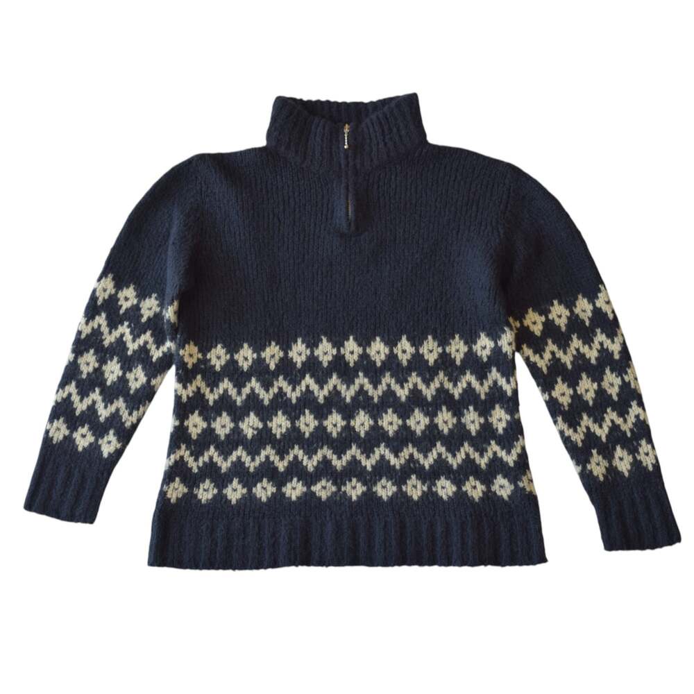 Vintage Chunky Knit Apres Ski Sweater Size Small